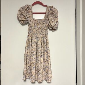 Floral Puff Sleeve Dress